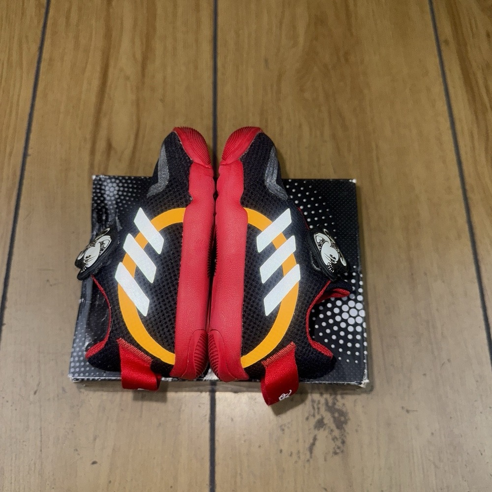 Adidas Toddler Disney Mickey Mouse Boys ActivePlay 1 Shoes Black Red Size 6K - Picture 8 of 16